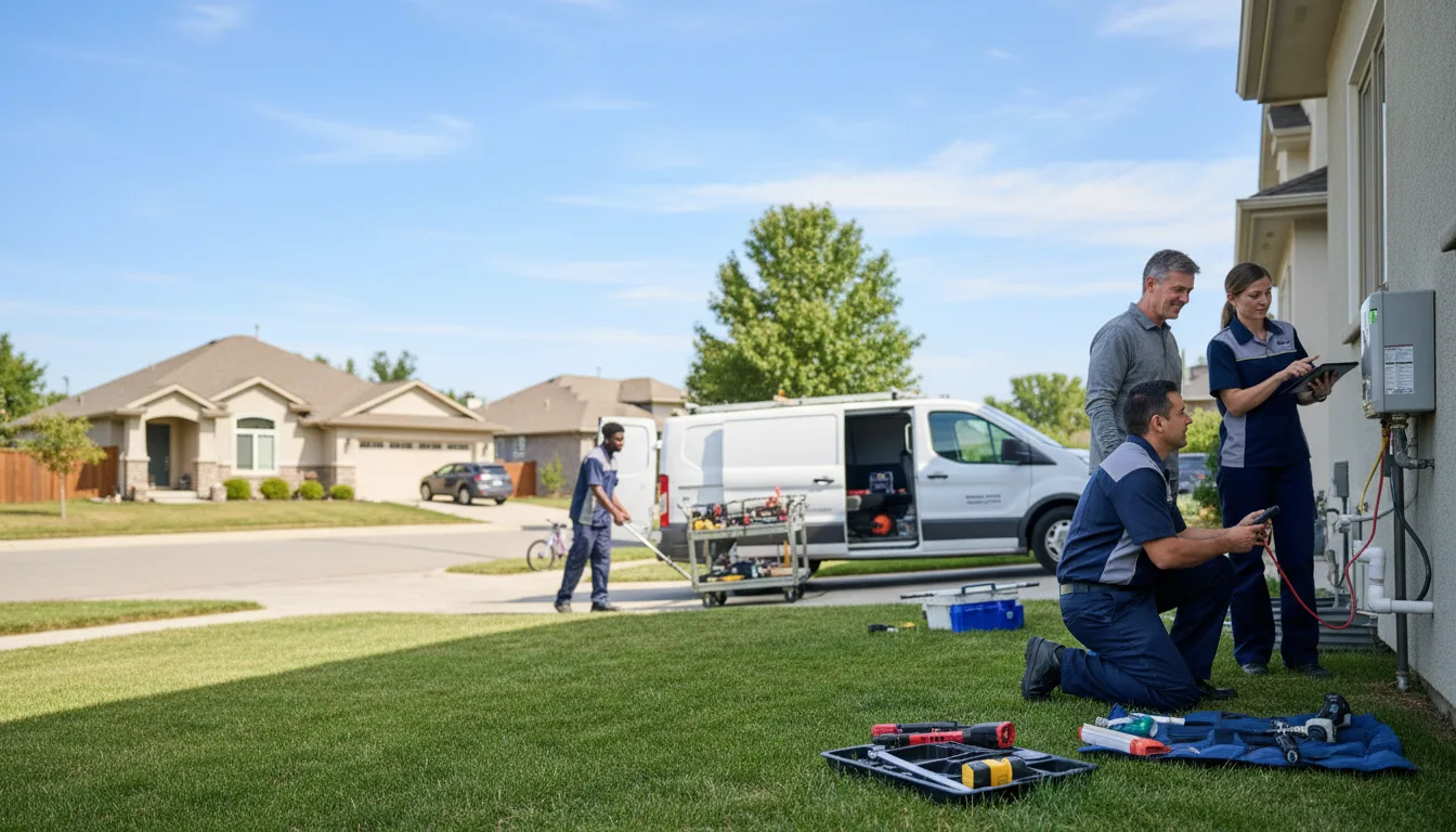 Tankless water heater service in Circleville, KS